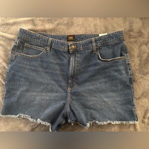 Lee Women's Blue Denim Shorts- NWOT